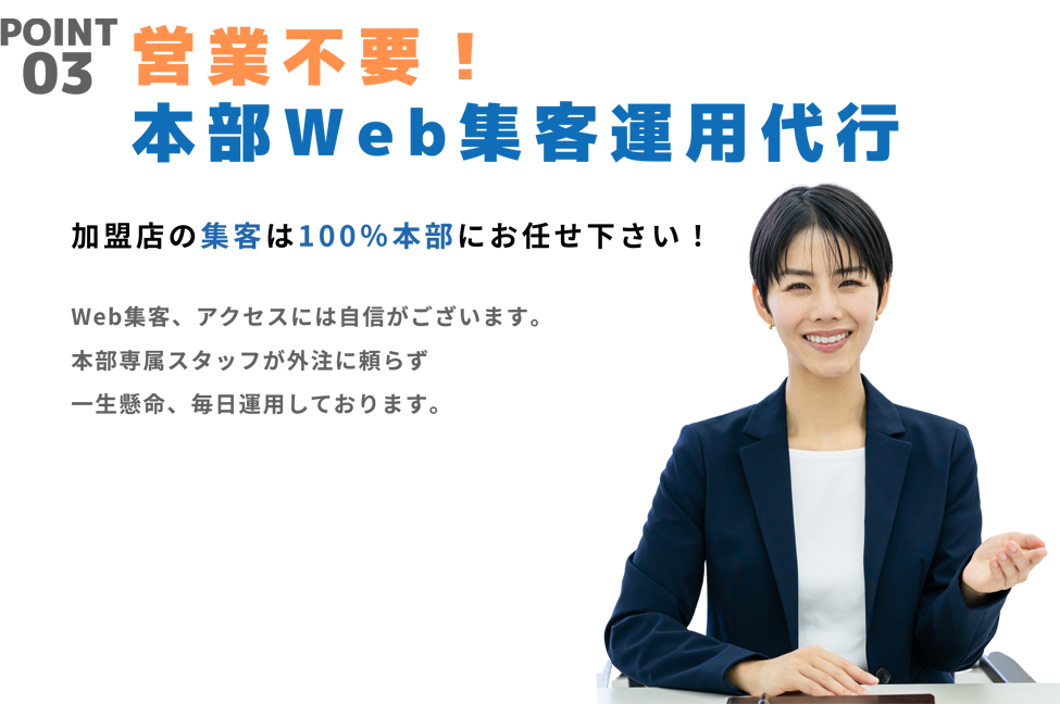 営業不要本部Web集客運用代行